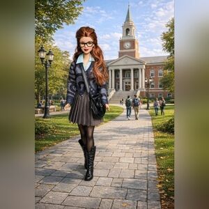 Vintage Princess Of The World Irish Barbie Custom Restyled